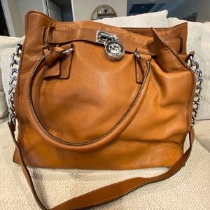 Large Michael Kors Lock and Key Hamilton Purse